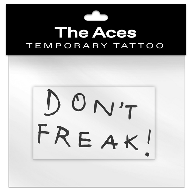 Don't Freak Temporary Tattoo – The Aces Shop