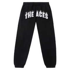 Limited Edition Holiday Flames Sweatpants - Black