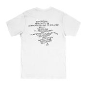 Tracklist Tee - White-The Aces